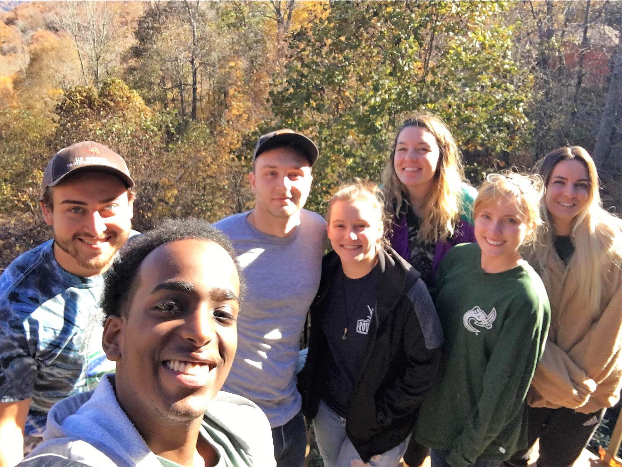 Members of the inaugural MSM cohort enjoy a trip to the mountains