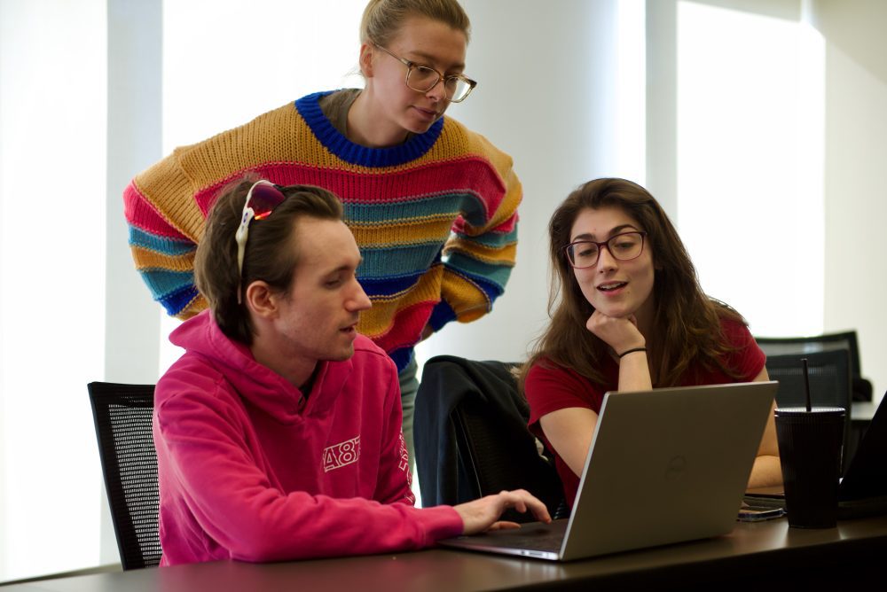 UNC Charlotte's M.S. in Management cohort worked as teams on case studies that documented an ethical problem or crisis an organization faced.
