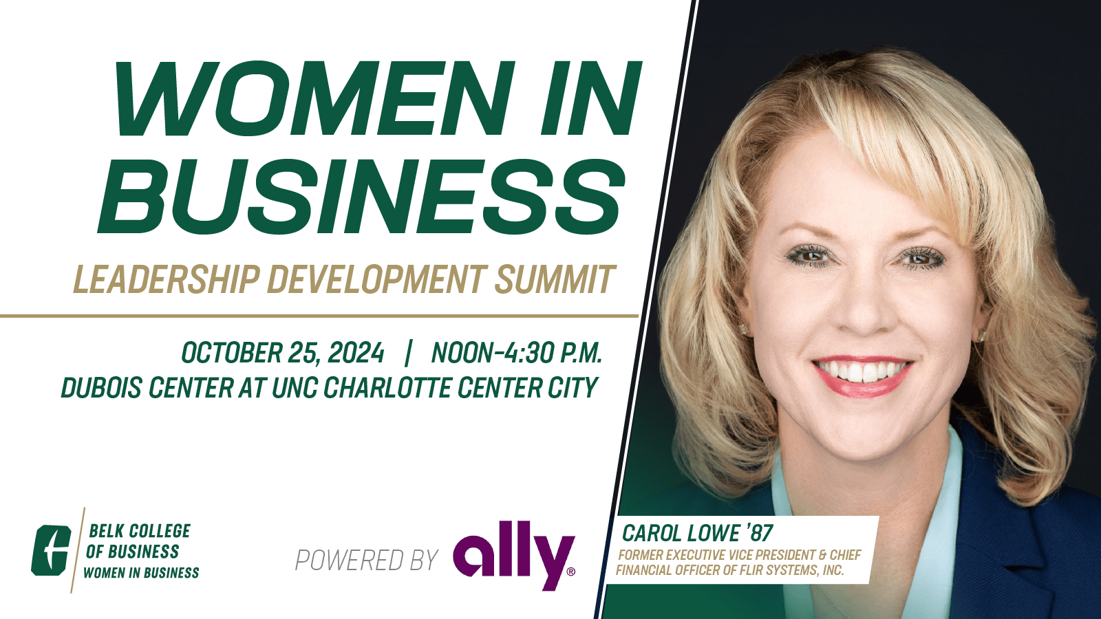 Women in Business Leadership Summit Powered by Ally