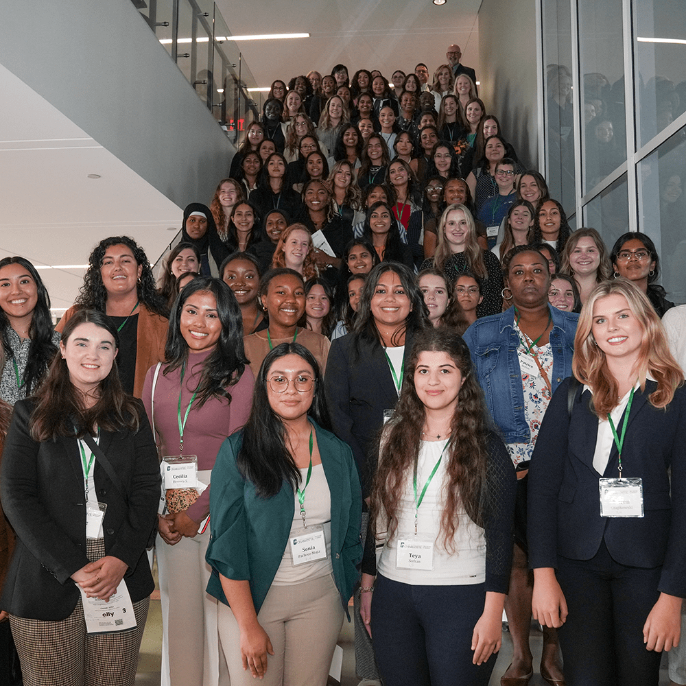 WIB students, faculty and staff at the Dubois Center
